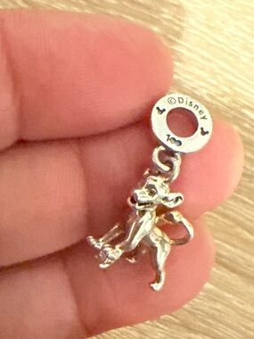 Pandora Silver Disney Cat Dangle Charm